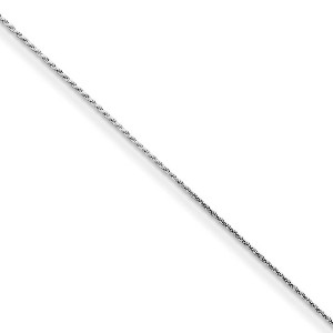 Black Bow Jewelry Italian 1.5mm Diamond-Cut Rope Necklace in Sterling Silver - 1 of 4