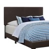 NicBex Transitional Twin/Full/Queen Size Upholstered Panel Bed Frame with Headboard,Box Spring Needed,Easy Assembly,Gray/Brown/Black - 3 of 4