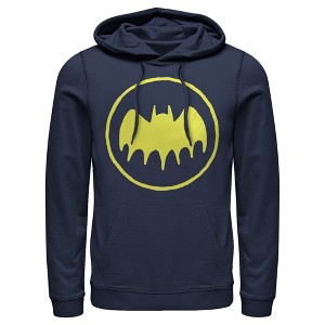 Men's Batman Logo Cute Cartoon Pull Over Hoodie - 1 of 3