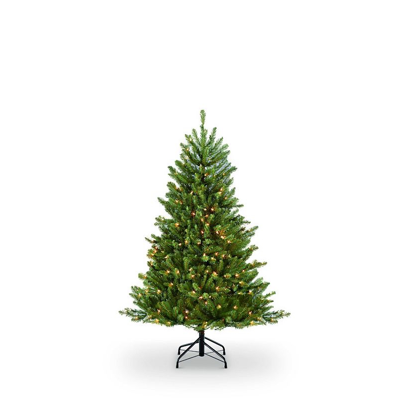 4.5ft Pre-lit Forest Fir Artificial Christmas Tree - Puleo, 4 of 5
