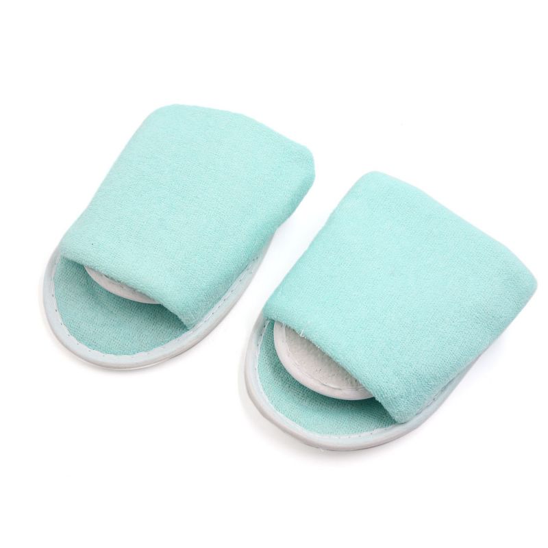Unique Bargains Foldable Disposable Slipper Hotel Spa Guest Slippers for Women 1 Pair, 3 of 5