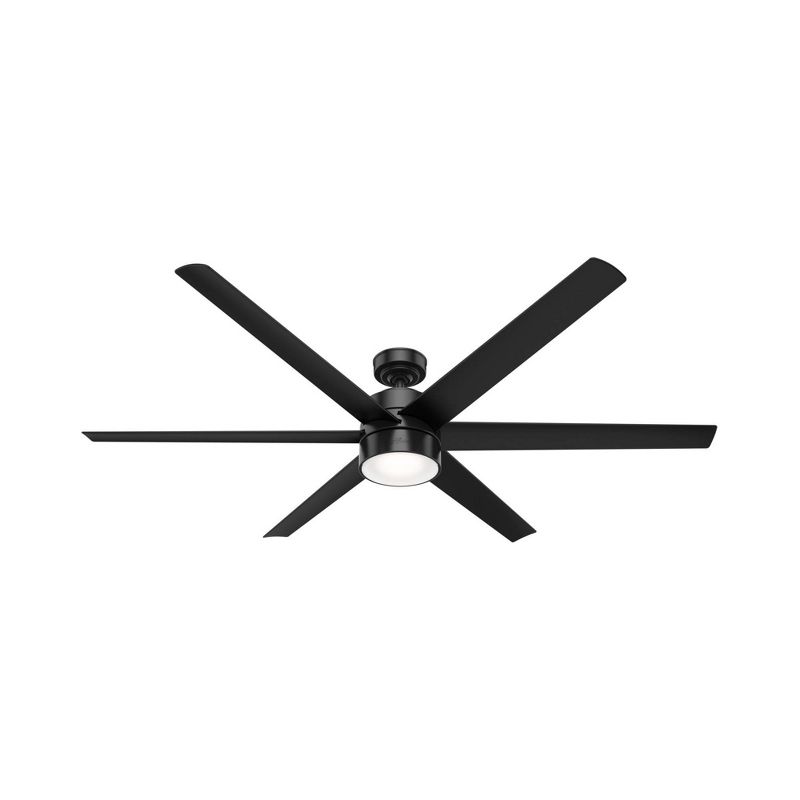 72" Solaria Damp Rated Ceiling Fan with Remote (Includes LED Light Bulb) - Hunter Fan, 1 of 15