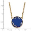 Black Bow Jewelry 14k Yellow Gold Plated Sterling Silver Theta Phi Alpha Greek Life Necklace 18 Inch - 2 of 4