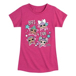 Girls' - LOL Surprise! - BFFS 4 EVA Fitted Short Sleeve Graphic T-Shirt - 1 of 4