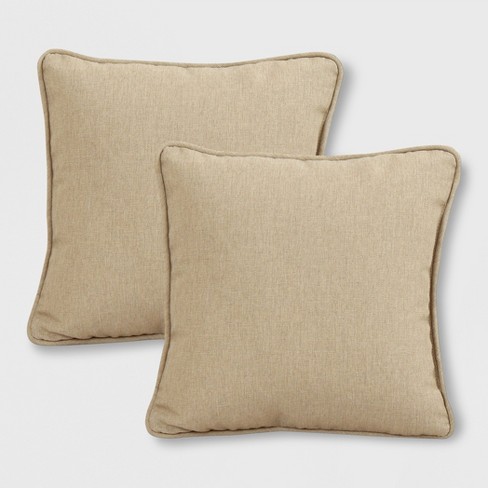 Rolston 2pk Outdoor Throw Pillows Beige - Grand Basket ...