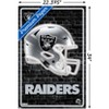 Trends International NFL Las Vegas Raiders - Neon Helmet 23 Unframed Wall Poster Prints - 3 of 4
