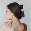 Unique Bargains Halloween Claw Clip Black White 1 Pc - 2 of 4