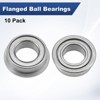 Unique Bargains Durable Chrome Steel Flanged Ball Bearing 10 4mm x 7mm x 2.5mm - 4 of 4
