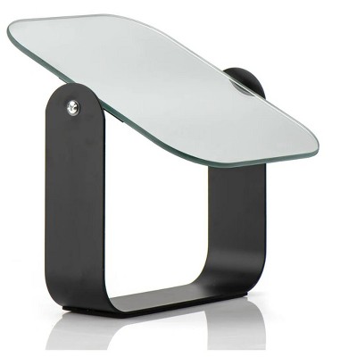 J&V TEXTILES Table Desk Vanity Makeup Mirror,7-Inch Portable Folding Mirror with Metal Stand 360°Adjustable Rotation