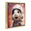 Stupell Industries Astronaut Mouse Portrait, 18" x 18" - 3 of 4