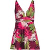 Women's Slender Suit U-Wire Swim Dress Swimsuit - 2 of 4