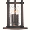 Minka Lavery Modern Outdoor Hanging Light Fixture Bronze Damp Rated 19 1/4" Clear Seeded Glass for Post Exterior House Porch Patio - 2 of 3