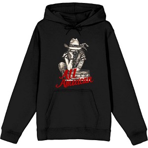 All American Cowgirl Adult Long Sleeve Hoodie - 1 of 2