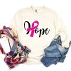 Simply Sage Market Hope Breast Cancer Garment Dyed Long Sleeve - 3 of 4