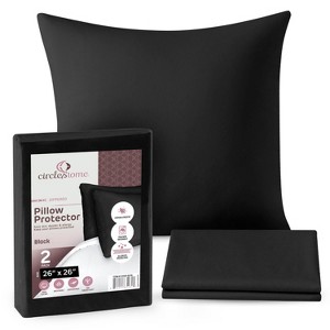 Circles Home, 100% Cotton Zippered Pillow Protector - 1 of 4