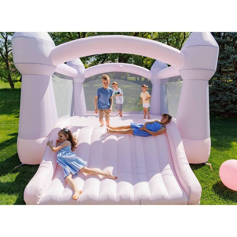 Bounceland Party Castle Cotton Candy Bounce House - Pink, 6 of 9