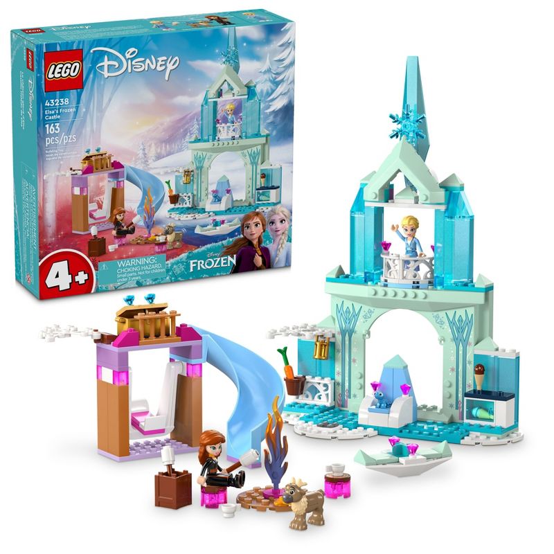 LEGO Disney Frozen Elsa&#39;s Frozen Princess Castle Toy 43238, 1 of 8