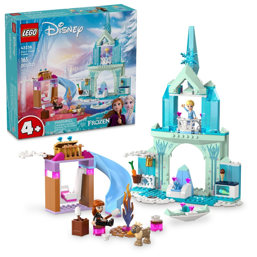 Photos - Construction Toy Lego Disney Frozen Elsa's Frozen Princess Castle Toy 43238 