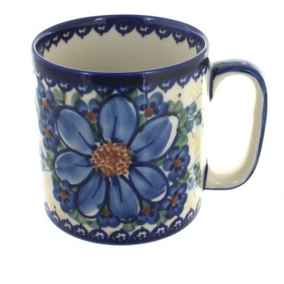 Blue Rose Polish Pottery Daisy Surprise Coffee Mug