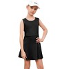 Girls Tennis Golf Dress Outfit Sleeveless Tank Top and Skorts Sets Sport Skirt with Shorts - 2 of 4
