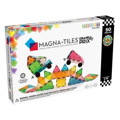 MAGNA-TILES Frost 50pc Grand Prix Set