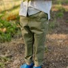 Kids' Organic Reinforced Tapered-Leg Pants Olive - Jackalo - 4 of 4