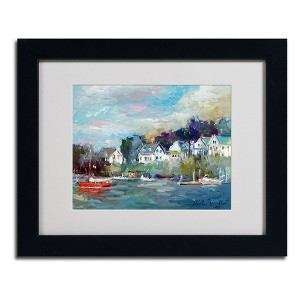 Trademark Fine Art -Richard Wallich 'Dock' Matted Framed Art - 1 of 4