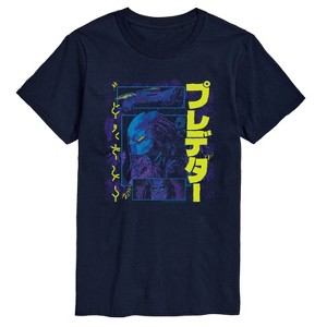 Men's Predator Predator Kanji- Men's Short Sleeve Graphic T-Shirt Short Sleeve Graphic T-Shirt - Navy - 5X Big and Tall - 1 of 4