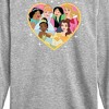 Girls' - Disney Princess - Princesses Altogether Long Sleeve Graphic T-Shirt - 2 of 4