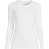 Lands' End Women's Cotton Rib T-shirt - 3 of 3
