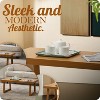 Kings Brand Furniture Charlie Modern Rectangle Wood Coffee Table, Accent Cocktail Center Tables for Living Room - 4 of 4