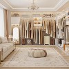 Aheaplus Washer and Dryer Storage Shelves with Hanging Rod, Laundry Cabinet with Shelves, Reversible Cabinet with Door & Shelf Tower - 2 of 4