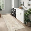 Washable Runner Rug 2x6 Runner Modern Non Slip Kitchen Rugs Geometric - 2 of 4