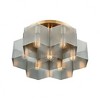 Elk Home Compartir 7 - Light Semi-Flush Mount in  Satin Brass/Polished Nickel - 4 of 4