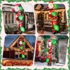 SUGIFT 8ft Christmas Hanging Inflatables Decoration Christmas Inflatable Climbing Santa Claus Blow Up Inflatable with Build-in LED - 4 of 4