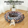 Large Cat Tunnel Bed Under Christmas Tree with Fluffy Toy Balls, Great for Cats, and Small Dogs - 4 of 4