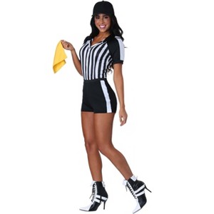 HalloweenCostumes.com Racy Referee Costume for Women - 1 of 4