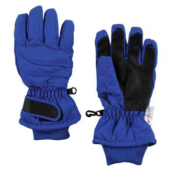 Hudson Baby Unisex Snow Gloves, Royal Blue