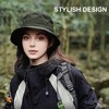 Acoinel Lightweight Bucket Hat with Drawstring Closure, Sun Hat for Fishing, Gardening, Rowing - 2 of 4