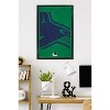 Trends International NHL Vancouver Canucks - Logo 25 Framed Wall Poster Prints - 2 of 4