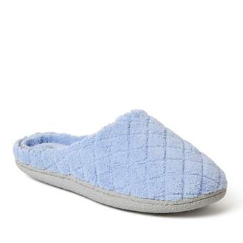 Downtown interieur Hallo Dearfoams Womens Leslie Quilted Microfiber Terry Memory Foam Clog Slipper -  Iceberg Size S : Target