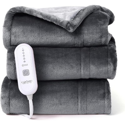 Electric Heated Throw Blanket - 4 Heat Levels, 4H Auto Off, Machine Washable, ETL Certified for Home & Office