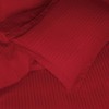 Premium 600-Thread Count Cotton Stripe Duvet Cover and Pillow Sham Set by Blue Nile Mills - 4 of 4