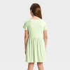 Girls' Short Sleeve Ribbed Dress - Cat & Jack - 2 of 3