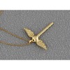 Anna-Kaci Gold Tone Rhinestone Cross Pendant Necklace Ideal for Religious Occasions - Heart - 4 of 4