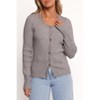 Petal and Pup Quay Button Front Cardigan - Heather Grey - 4 of 4