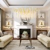 BAOURE 8 Light 23-in Crystal Tree Branches Chandeliers Gold Luxury  Pendant Light Fixture  for Dining Room Bedroom Living Room Entryway - 2 of 4