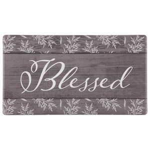 J&V TEXTILES Anti-Fatigue Kitchen Mat Blessed - 1 of 3