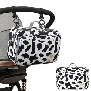 Waterproof baby print stroller bag storage hanging bag diaper bag mother and baby mommy bag - 1 of 4