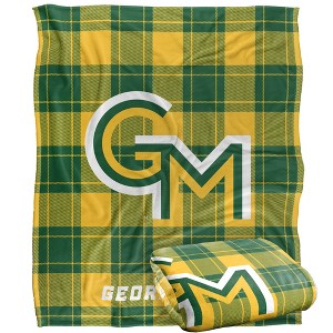 George Mason University Campus Plaid Spirit Silky Touch Super Soft Throw Blanket 50x60 - 1 of 4